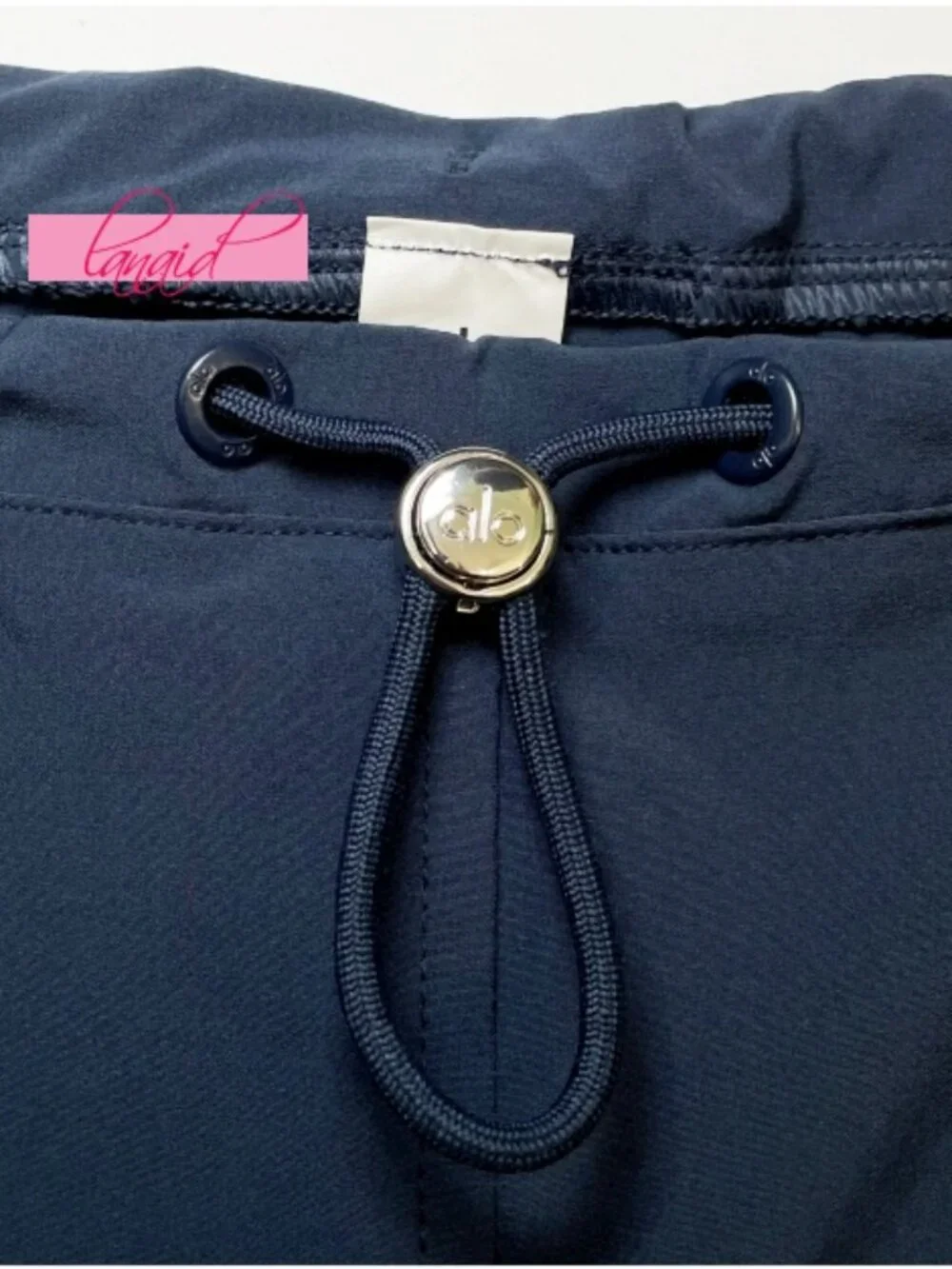 Alo Megastar Cargo Pants High OR Low Rise Navy Wide Leg Outdoor Hiking Utility M